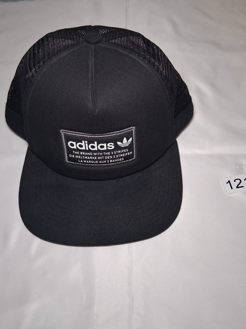 adidas Black Mesh Trucker Hat